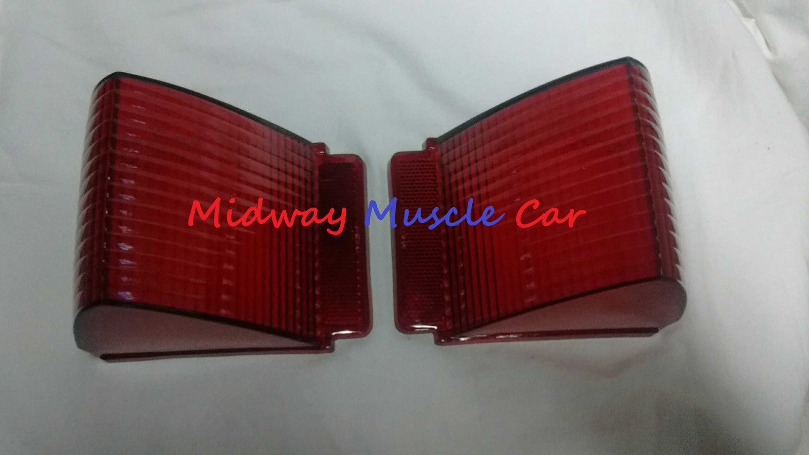 rear body tail lamp light lens L & R pair 67 1967 Chevy Chevelle Malibu
