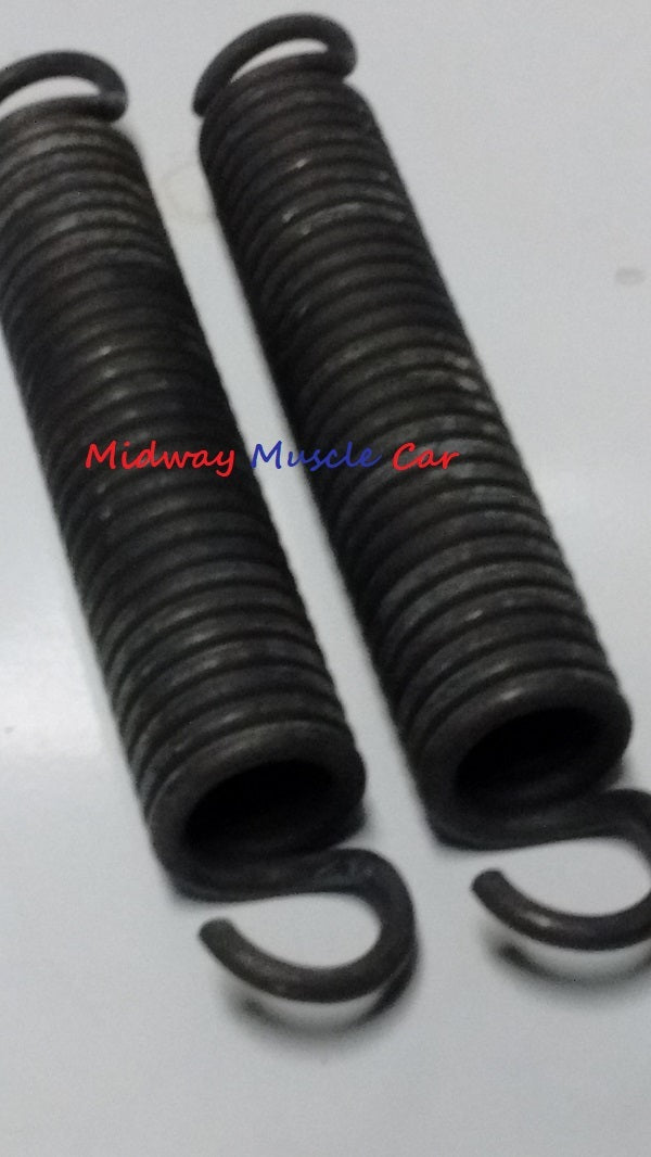 NEW correct hood hinge springs (pr)  64-67 70-72 Chevy Chevelle Pontiac GTO