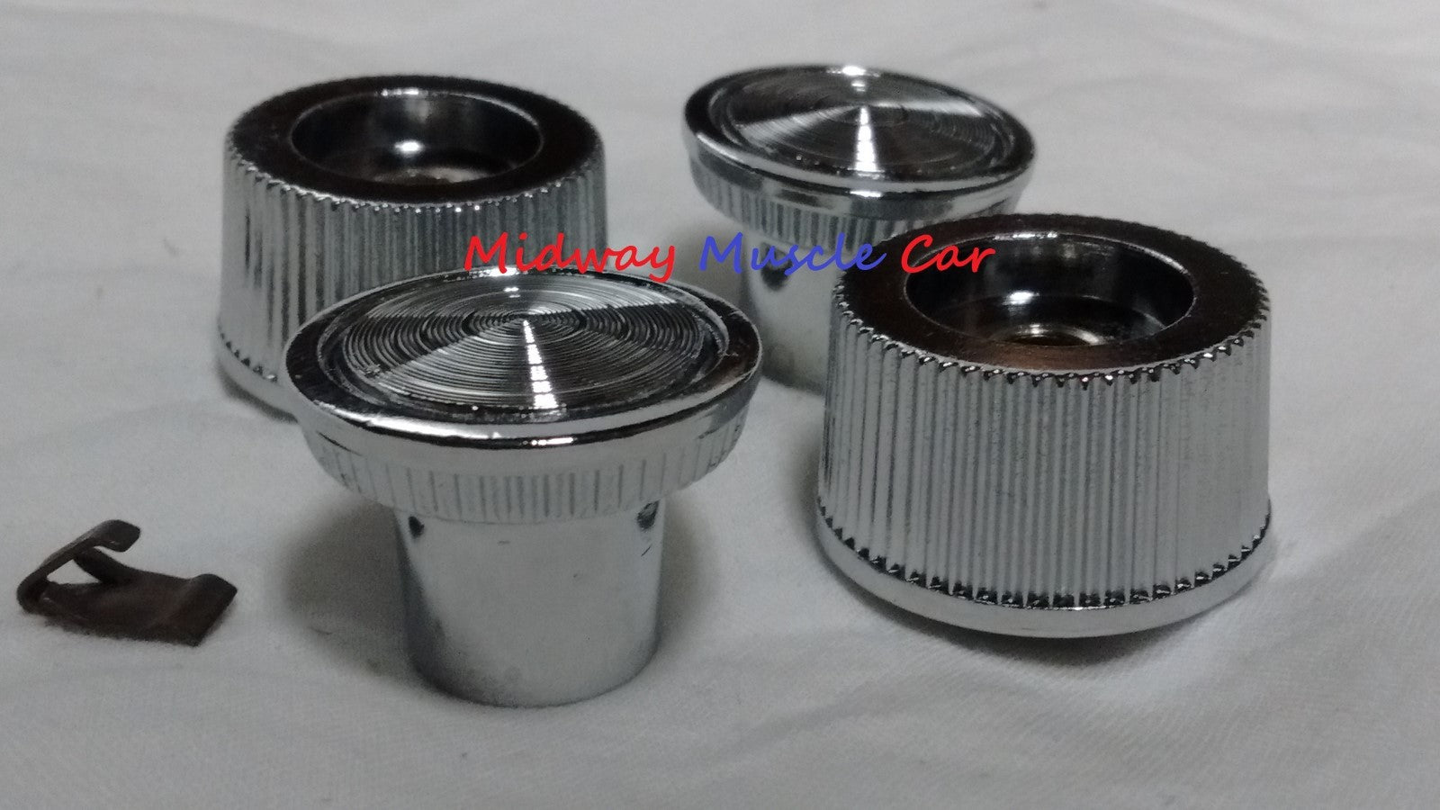 NEW inner & outer radio knobs 1966 66 Chevy Chevelle Malibu el camino