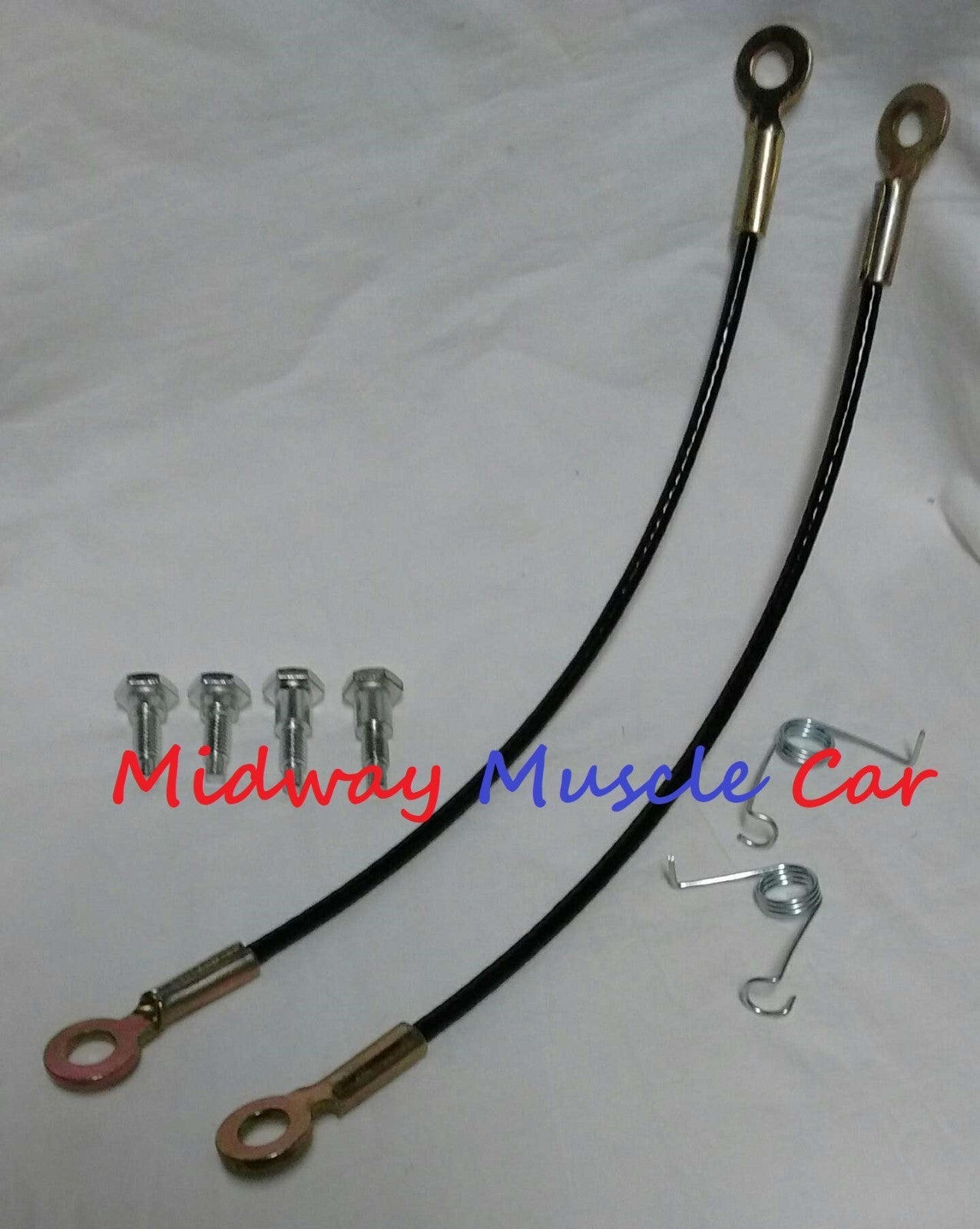 Tailgate Support Strap Cables Pair Set Kit for 68-77 Chevy GMC El Camino Sprint