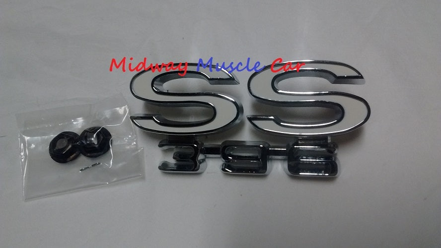 SS396 rear deck tail panel emblem   69 Chevy Chevelle Malibu super spport SS