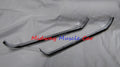 NEW chrome front lower valance panel moldings w/ holes (pr) 1969 69 Pontiac GTO