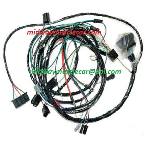 front end head lamp light wiring harness 69 Olds Cutlass F-85 Hurst 4-4-2  a/c