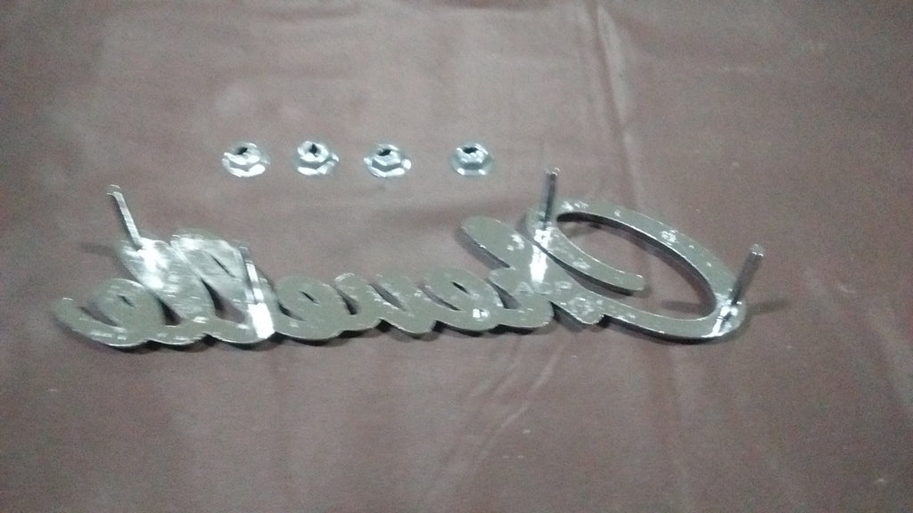 Chevelle front nose header emblem   68 69 Chevy Chevelle  GM resto part