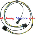 heater control wiring harness without a/c 68 1968 Pontiac GTO lemans tempest