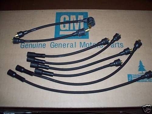 67 68 69 Chevy II Nova Chevelle Pickup 6 cylinder date coded spark plug wires