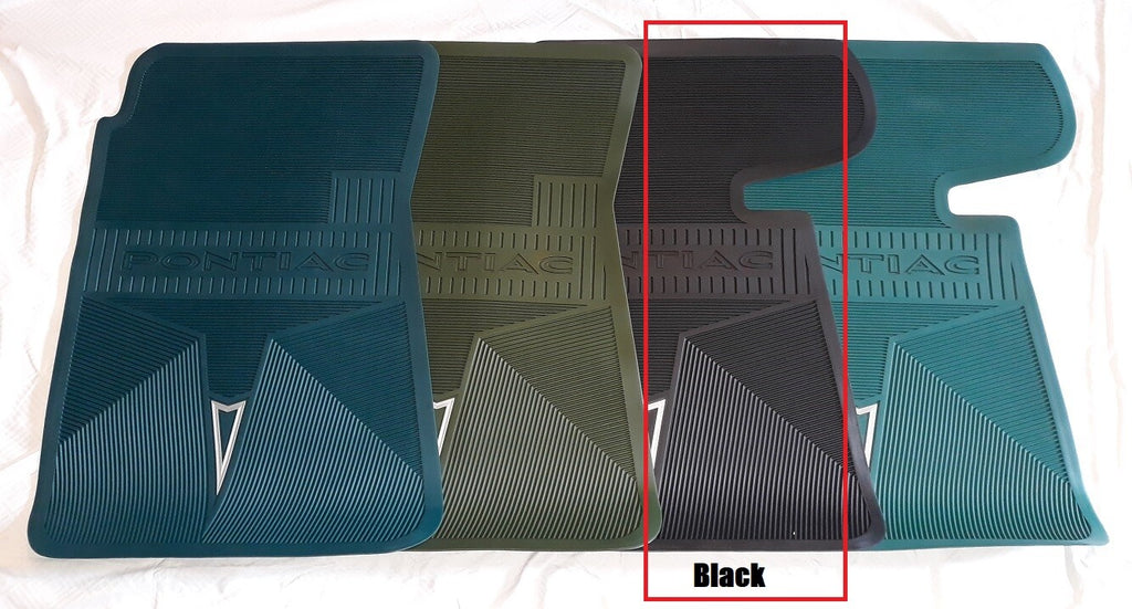 NEW original style BLACK 64 65 Pontiac floor mats GTO Lemans Judge Bonneville GP