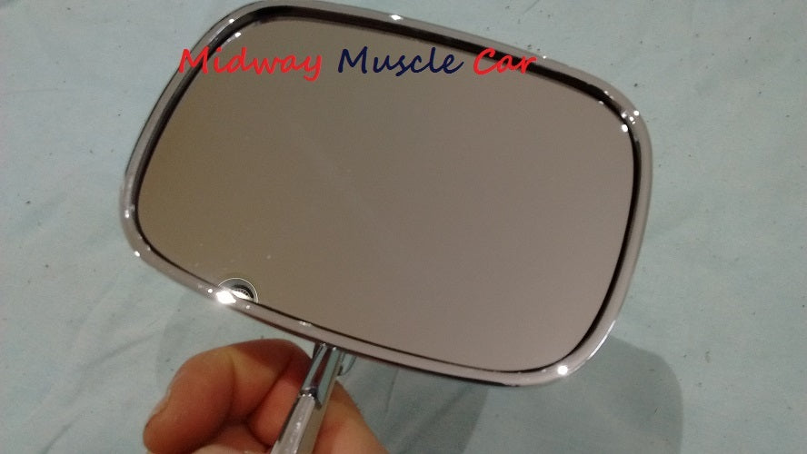 correct outside rectangle side view mirror 69-72 Pontiac GTO Firebird Bonneville