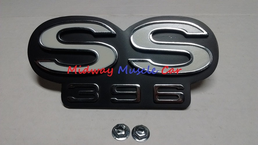 SS 396 grille emblem   66 Chevy Chevelle El Camino    GM resto part