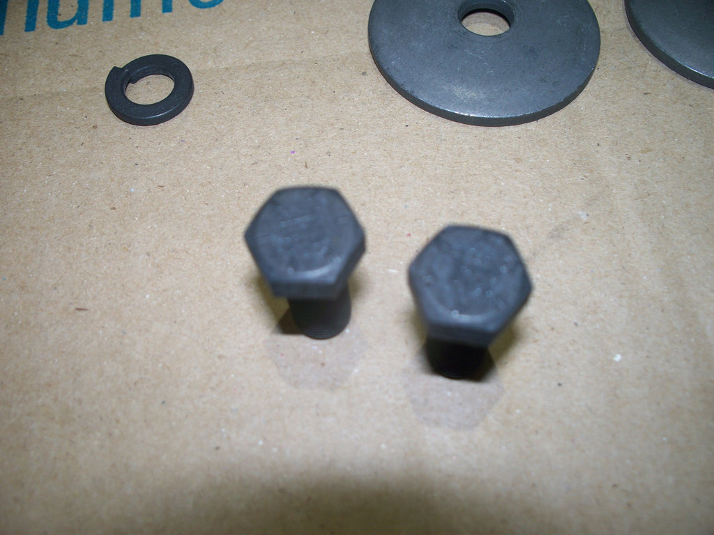 correct upper control arm cross shaft bushing retainer bolts & washers hardware