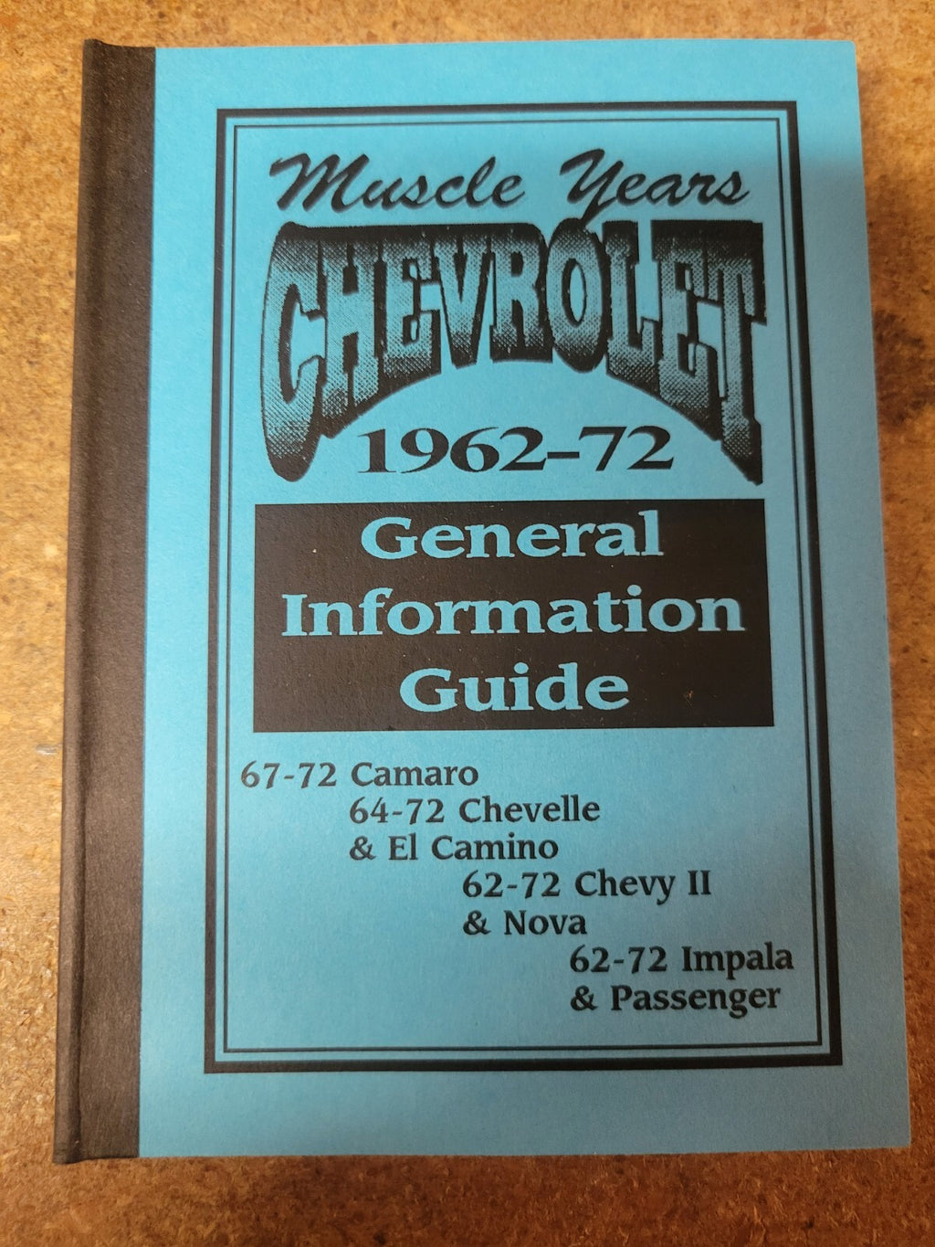64-72 Chevelle Malibu & El Camino ID reference identification model code book