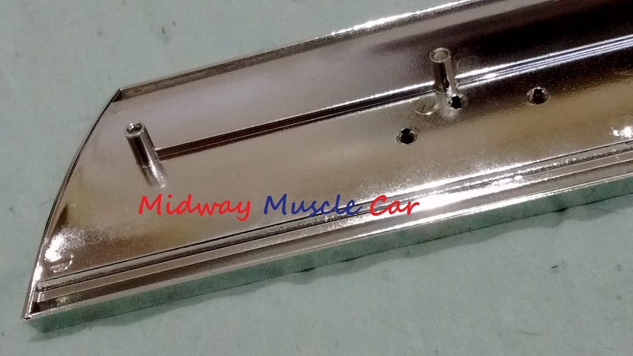 SS glove box door trim plate cover bezel  67 Chevelle El Camino GM