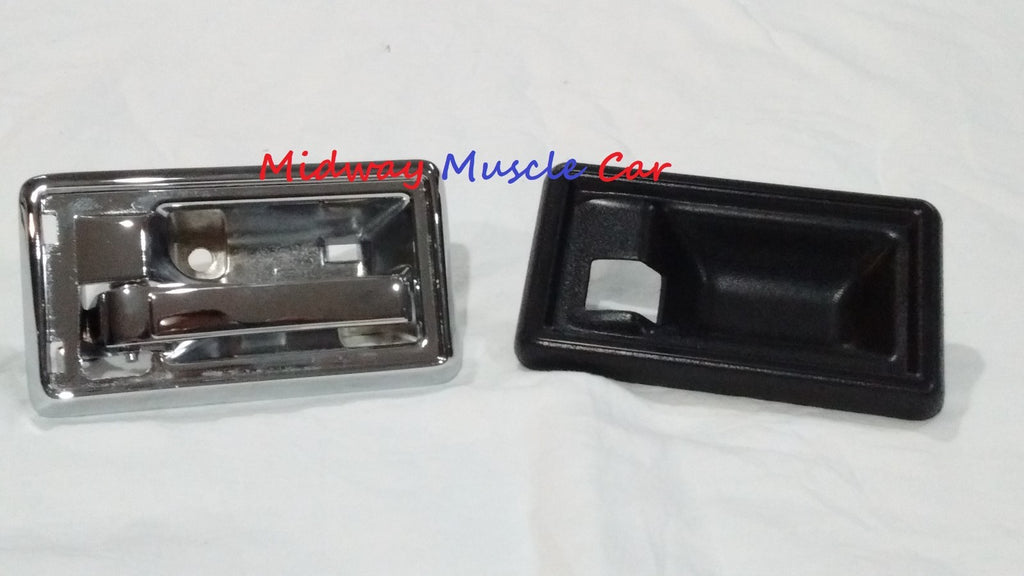LH drivers inside inner door handle 70-74 Chevy Camaro Pontiac Firebird