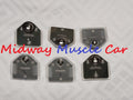 center rear deck trunk lid molding 6 pc retainer clip set 67 Pontiac GTO Lemans