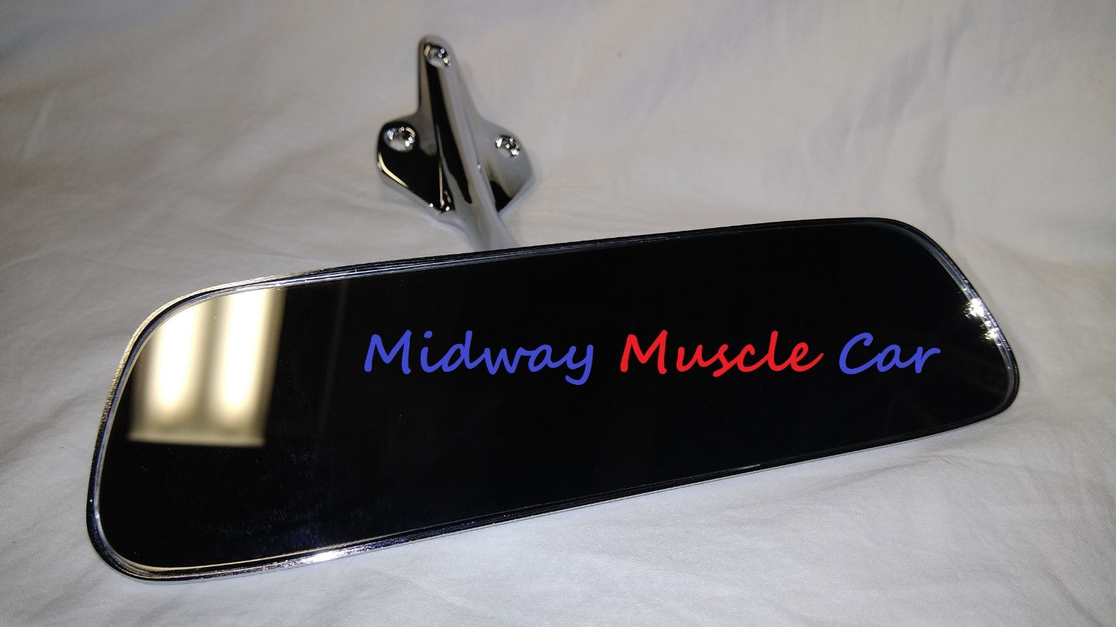 hardtop rear view mirror & bracket 64 65 Chevy Chevelle Pontiac GTO Olds 442