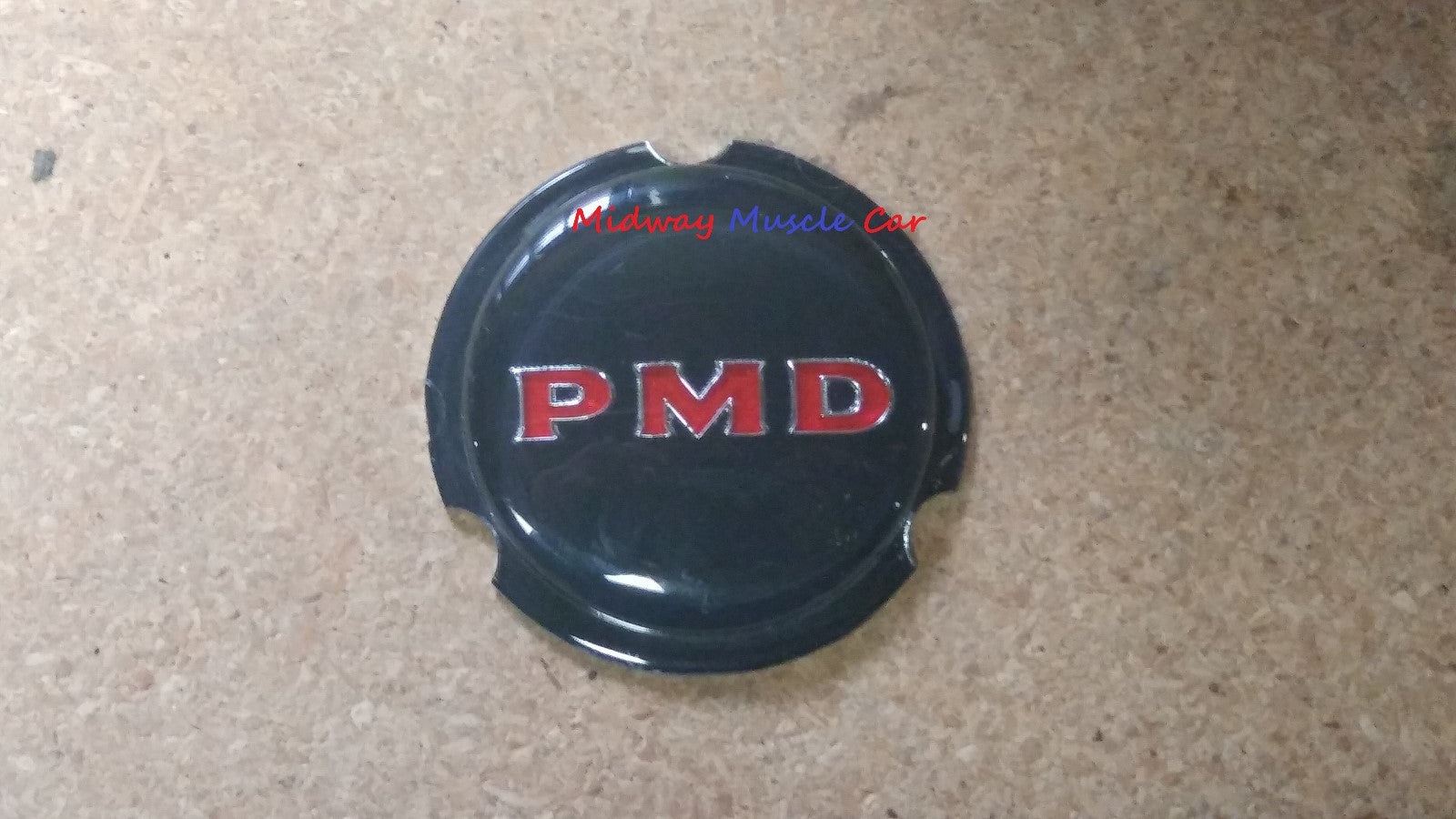 black PMD rally 2 II wheel center cap emblem 67 68 69 70 Pontiac GTO Firebird