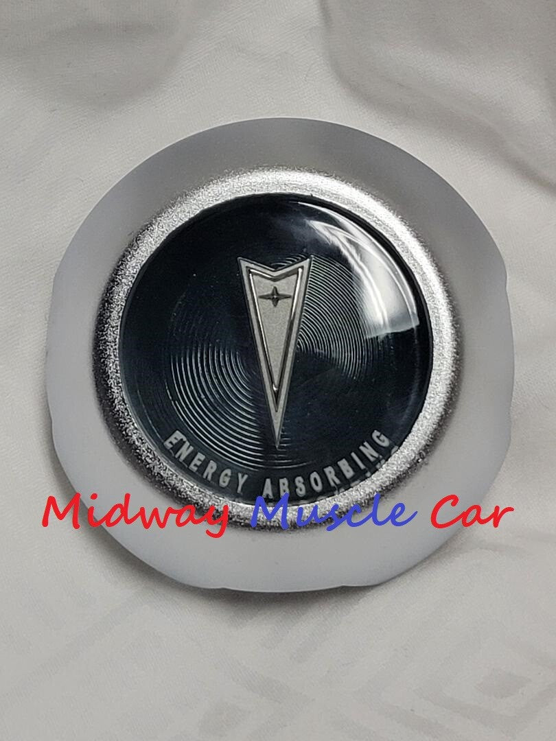 Deluxe steering wheel horn center cap assy 67 68 Pontiac GTO Lemans Tempest