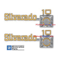 Silverado 10 Fender emblem (pr) 75-80 Chevy  Pickup  C10 K10