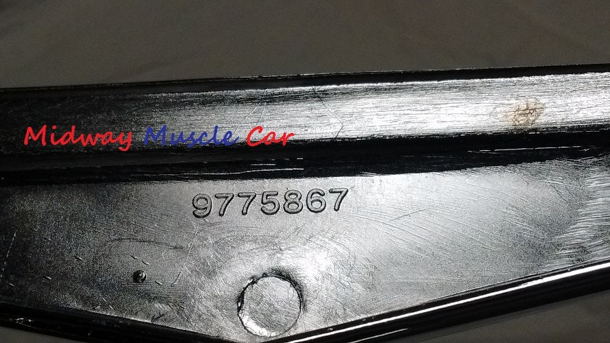 NEW  64 65 66 67 68  Pontiac GTO front fender side 6.5 litre gto emblem