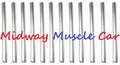chrome 1/4 panel louver 12 piece set 1967 1968 67 68 Pontiac Firebird