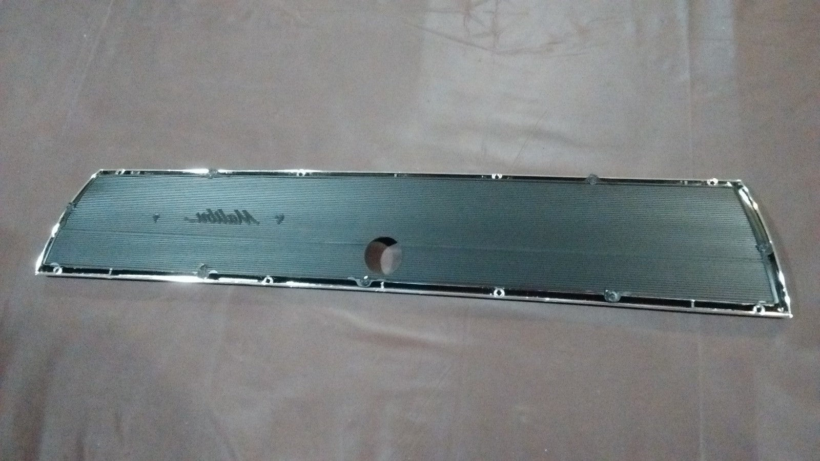 SS glove box door trim plate cover bezel  66 Chevelle El Camino GM resto part