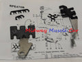 NEW spark plug wire retainer bracket kit 1966 66 Pontiac GTO LeMans G/P