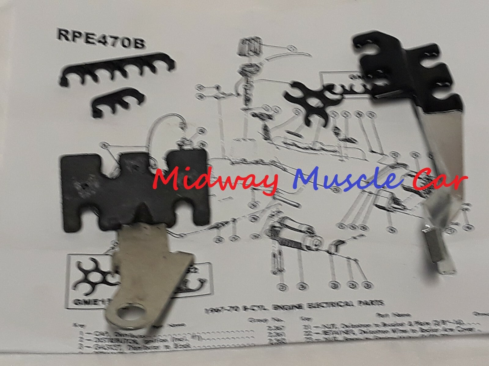 NEW spark plug wire retainer bracket kit 1966 66 Pontiac GTO LeMans G/P