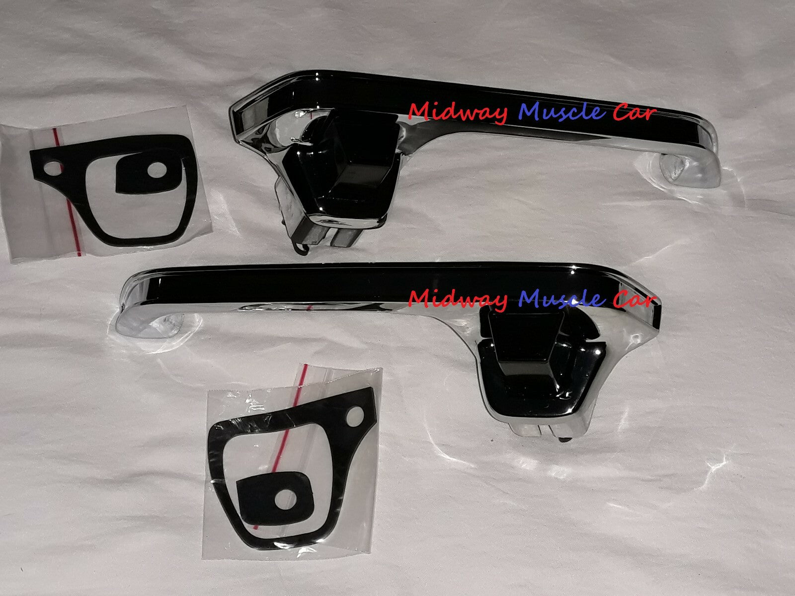outside door handle complete kit (pr) 73-87 Chevy GMC Pickup Truck Blazer C10