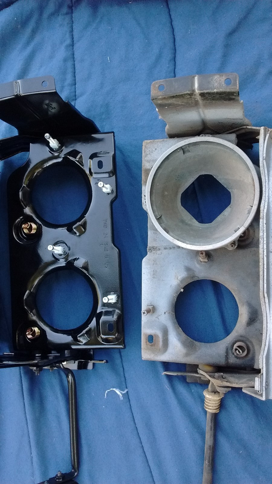 Hide A Way hidden & Standard Headlight Bucket Adjusters 68-72 Pontiac GTO judge