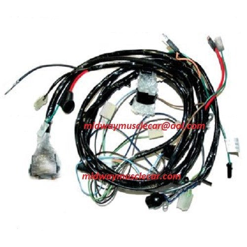 front end forward lamp light wiring harness 72 Chevy Corvette  1972