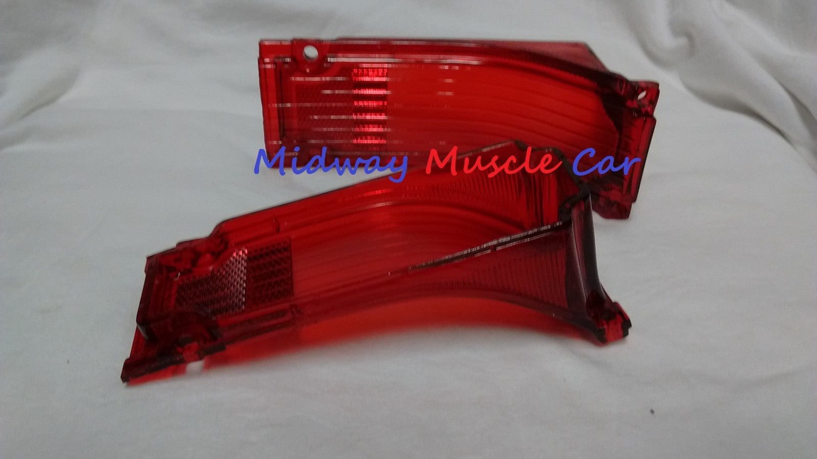 rear body tail lamp light lens L & R pair 66 1966 Chevy Chevelle Malibu
