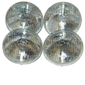 1960-1967 GM Cars T-3 / T3 Headlamp / Light Set of 4 bulbs  60-67    guide bulb