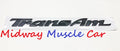 BLACK Trans Am 93-02 Pontiac Trans Am T/A side door emblem letters plate badge