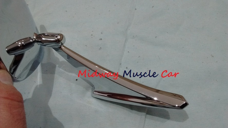 correct outside rectangle side view mirror 69-72 Pontiac GTO Firebird Bonneville