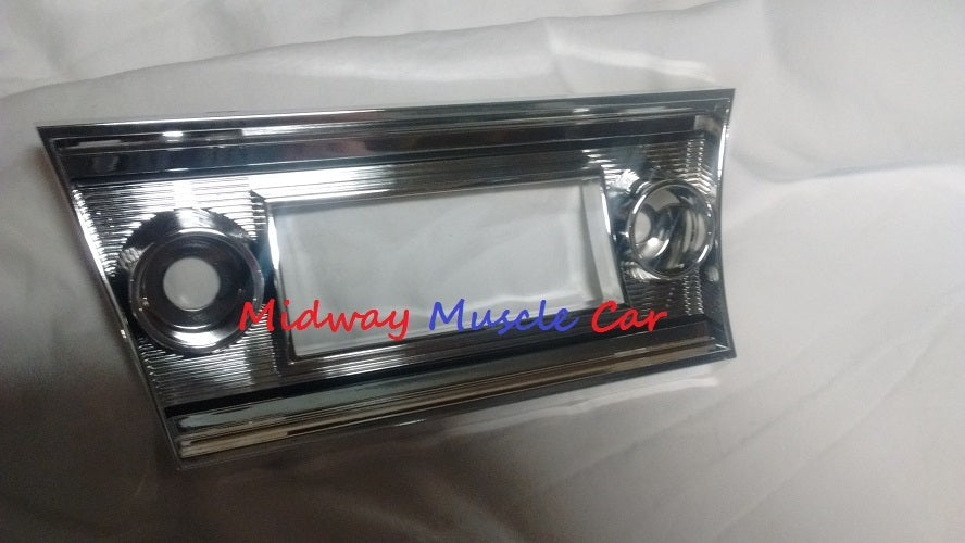 radio faceplate trim bezel surround 67 1967 Chevy Chevelle El Camino Malibu