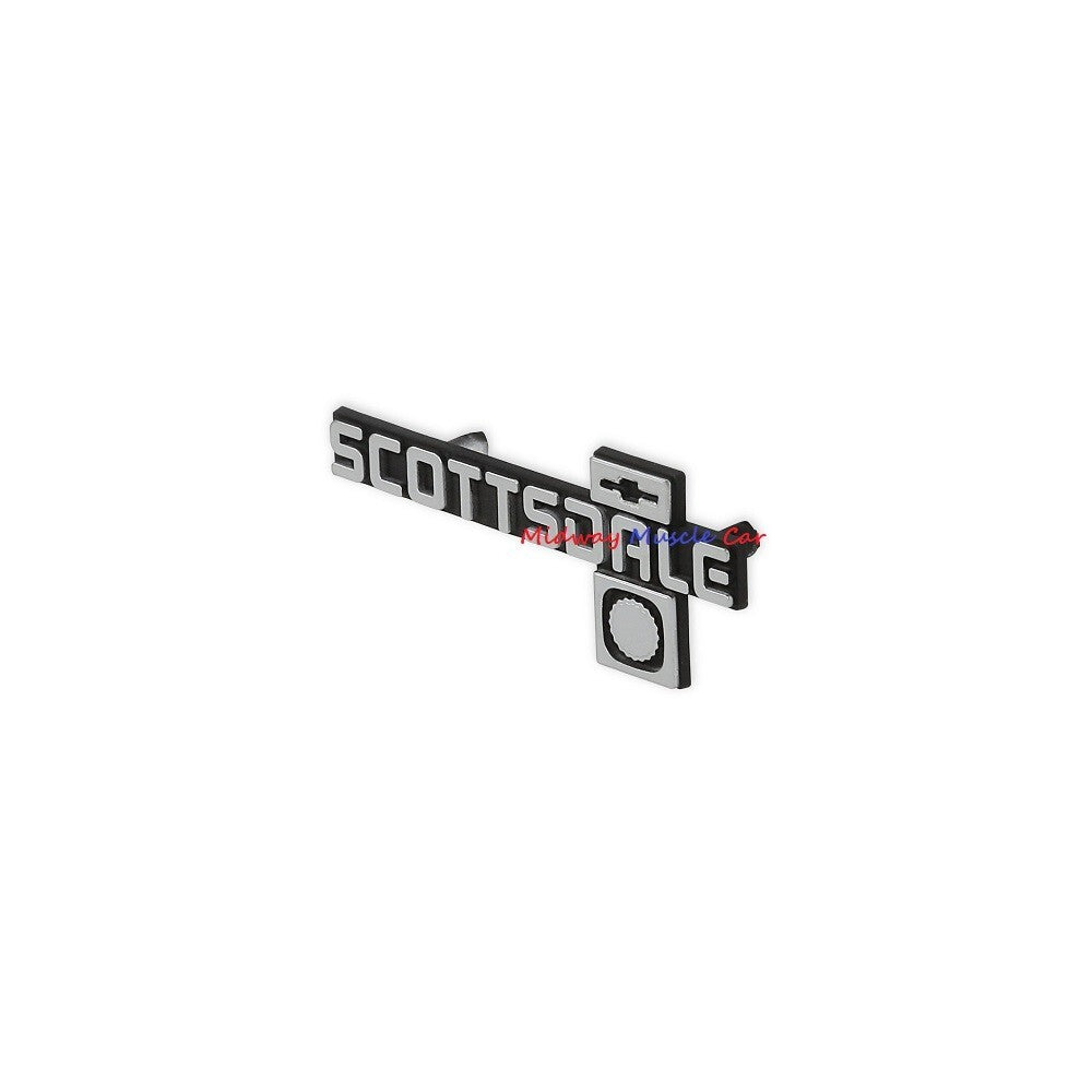 Scottsdale Dash Emblem 81-87 Chevy Blazer K5 Pickup C10 K10 C1500 C20 K20