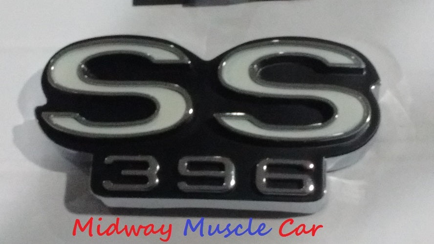 SS 396 grille emblem   69 Chevy Chevelle El Camino    GM resto part