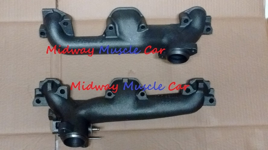 NEW STANDARD exhaust manifolds pair 64-68 Pontiac GTO LeMans Tempest