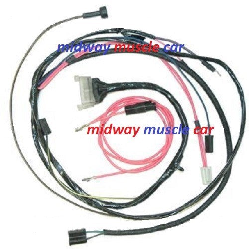 engine wiring harness 63 Chevy Impala Bel Air Biscayne SS 283 327 w HEI