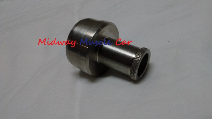 NEW stainless steel 65-81 pontiac V8 heater hose nipple fitting to head GTO T/A