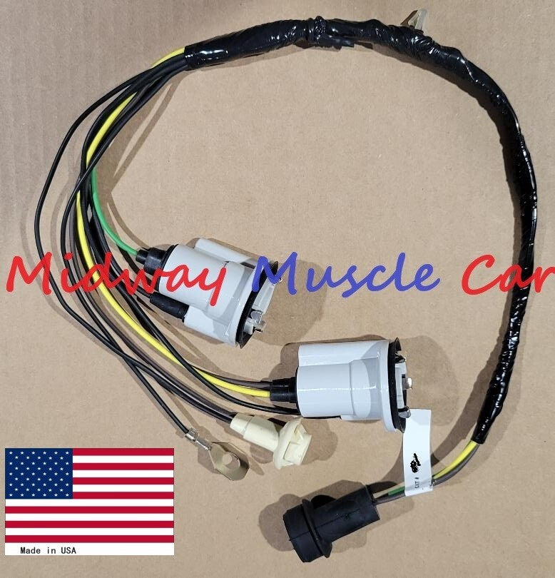 rear body tail light lamp wiring harness Chevy Blazer GMC Jimmy 73-85