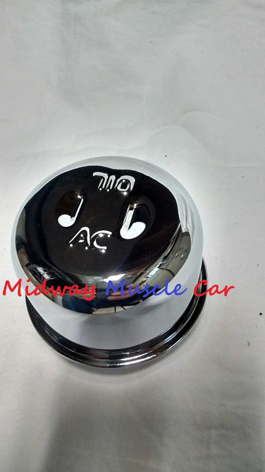 AC chrome push-on valve cover oil cap breather Pontiac GTO Chevy Camaro Chevelle