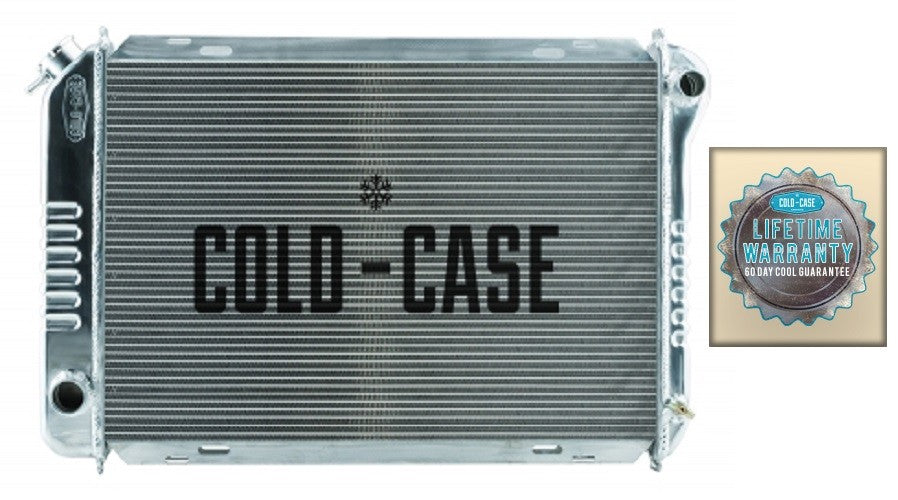 87-93 Ford Mustang Fox Body Cold-Case aluminum performance radiator manual trans
