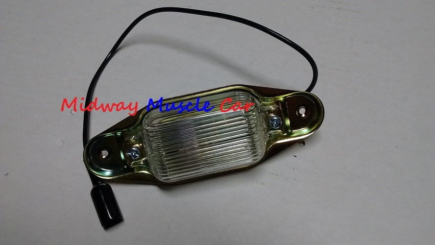 67-87 GMC Chevy Pickup Truck blazer suburban license plate light lamp assy