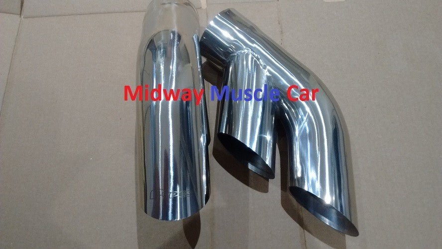 75-81 Pontiac Trans AM Firebird 3.0" stainless exhaust tail pipe tip splitters
