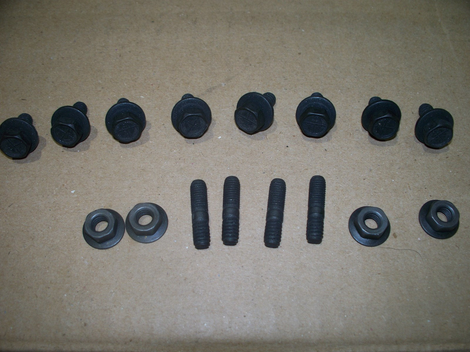 64-74 NOS valve cover bolts & nuts MOPAR 383 440 gtx super bee cuda challenger