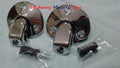 chrome sunvisor sun visor support bracket (pr) Chevy GTO Camaro Chevelle 442 GS
