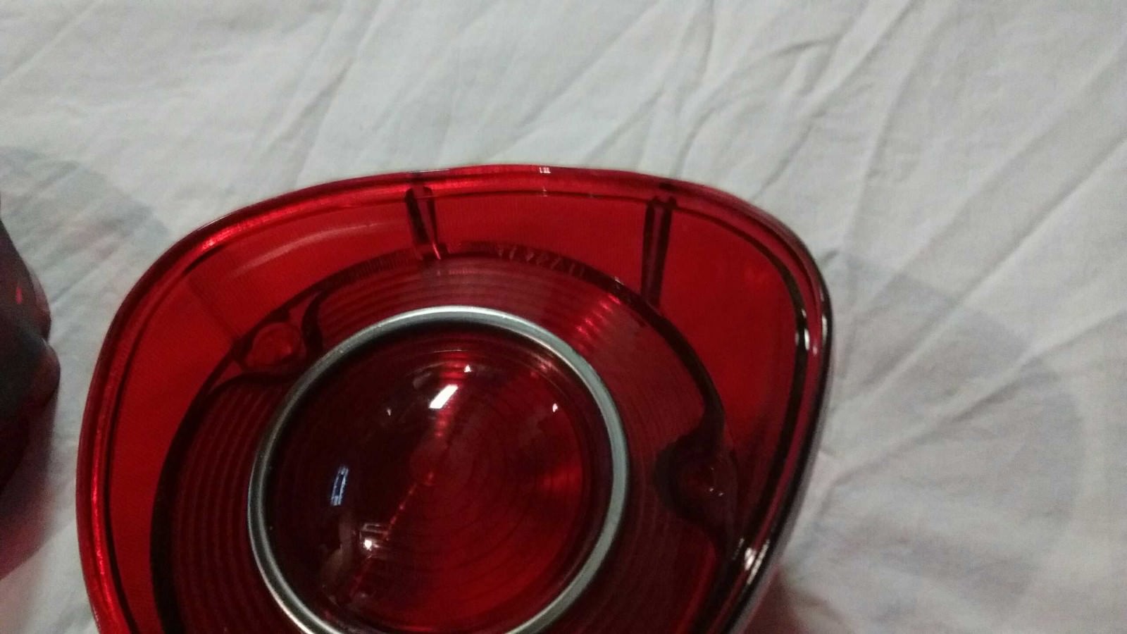 rear body tail lamp light lens L & R pair 72 1972 Chevy Chevelle Malibu