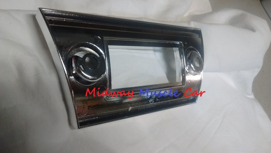 radio faceplate trim bezel surround 67 1967 Chevy Chevelle El Camino Malibu