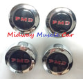 NEW black PMD rally 2 II wheel center cap set 67 68 69 70 Pontiac GTO Firebird